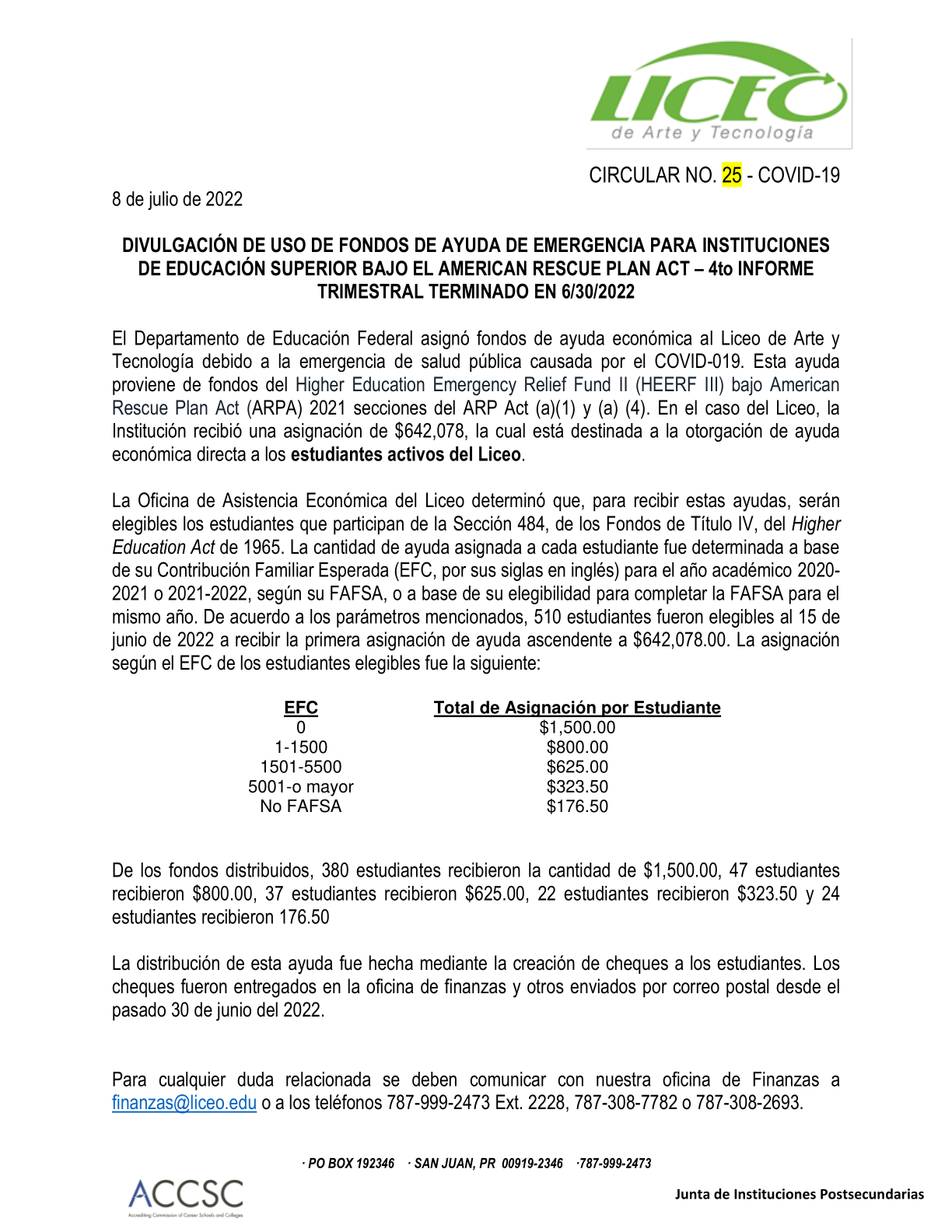 COMUNICADO 07/08